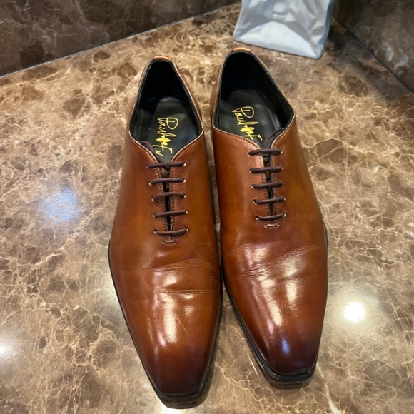 Cognac size 8 1/2 (9 1/2) whole-cut lace ups - Picture 3 of 12